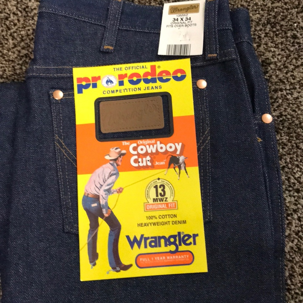 Wrangler Cowboy cut 34x 34